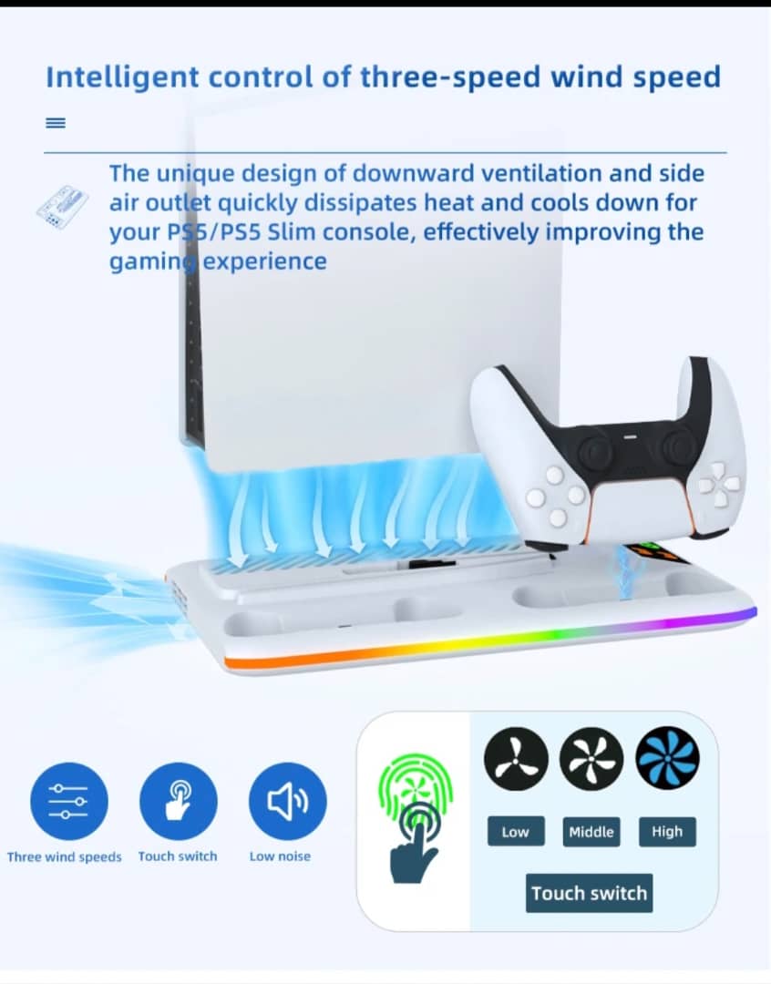 SUPPORT VENTILÉ PlayStation 5